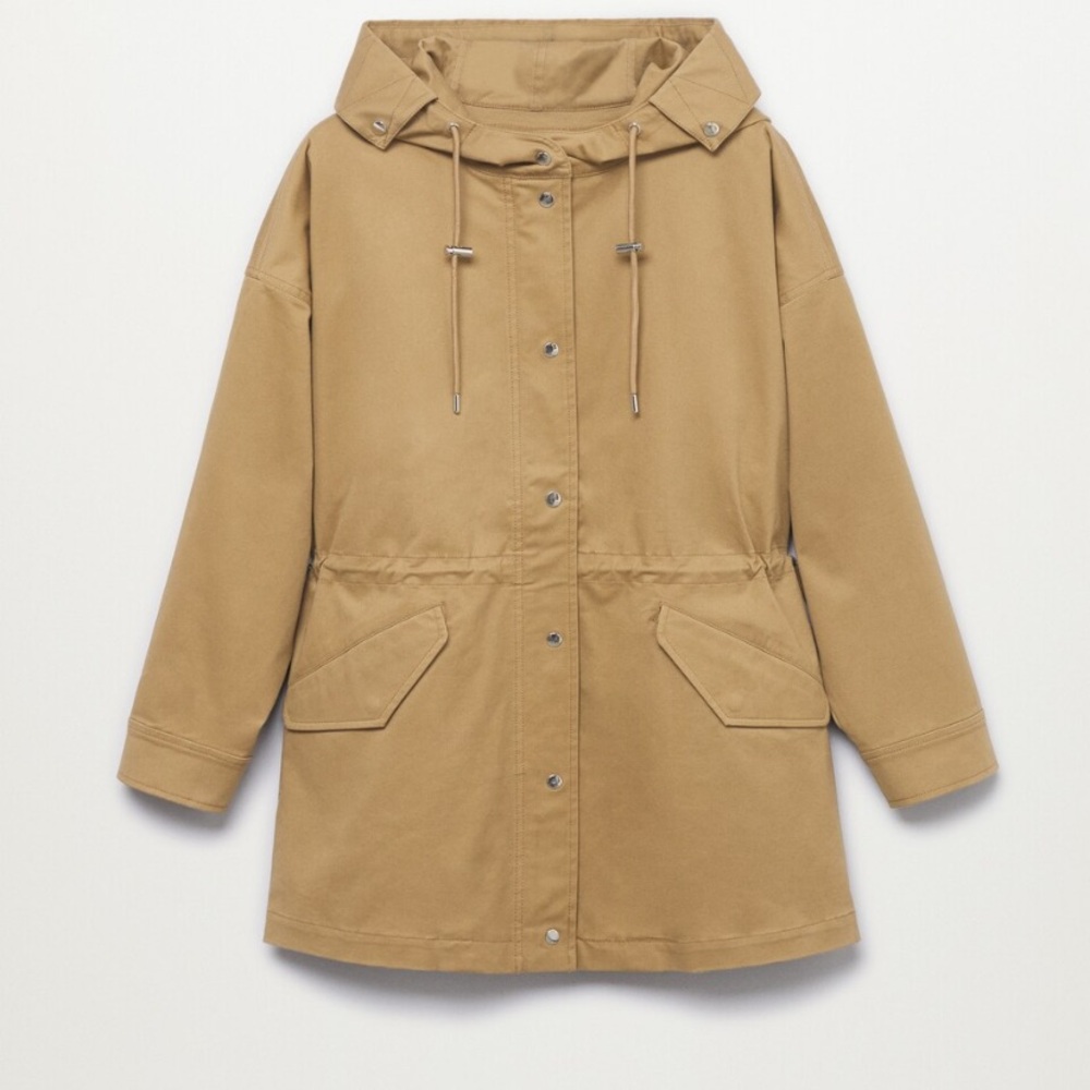 Mango Rain Jacket - size small NWT